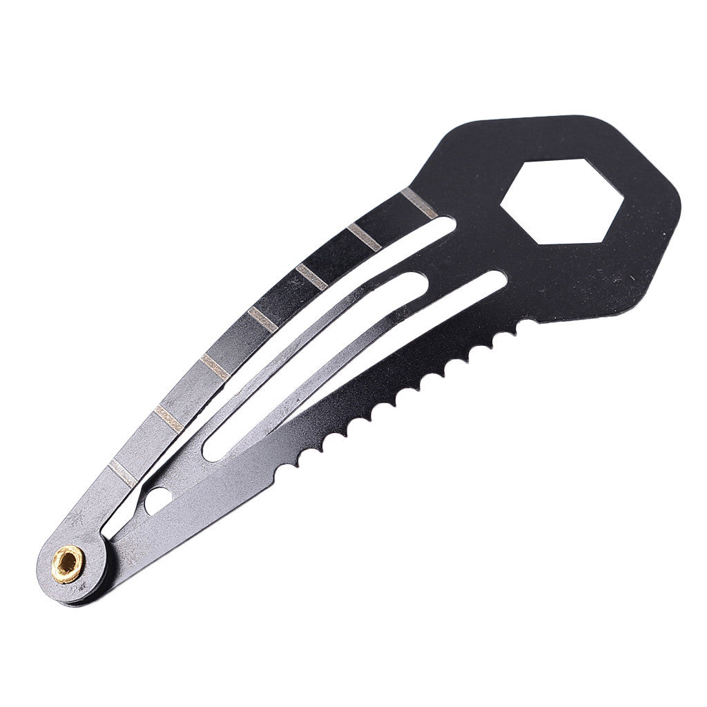 Stainless Steel Solid Color Multifunctional EDC Barrettes