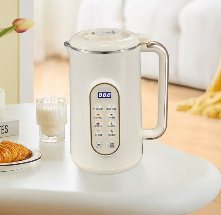 110V Stainless Steel Inner Liner Soymilk Maker Household Touch Screen Automatic Wall Breaker