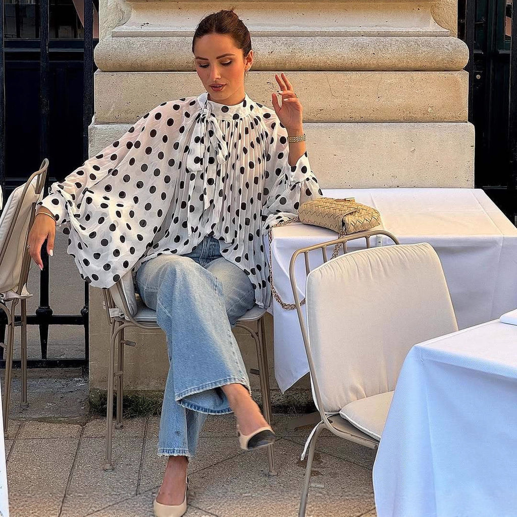 Stylish Minimalist And Relaxed Fit Long Sleeve Top For Women