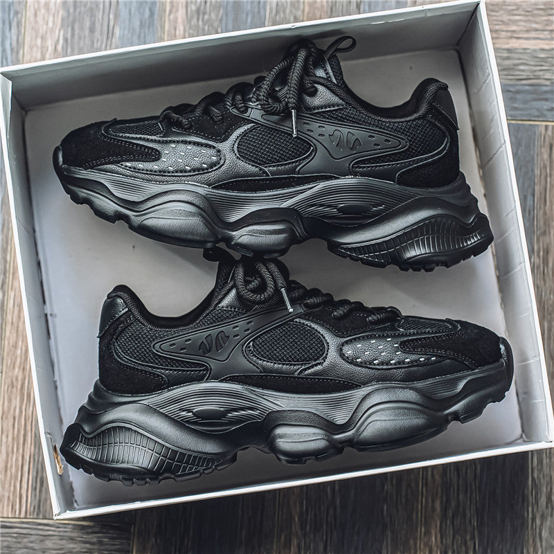 Chunky Soled Dad Sneakers With A Mesh Upper For A Casual Sporty Look