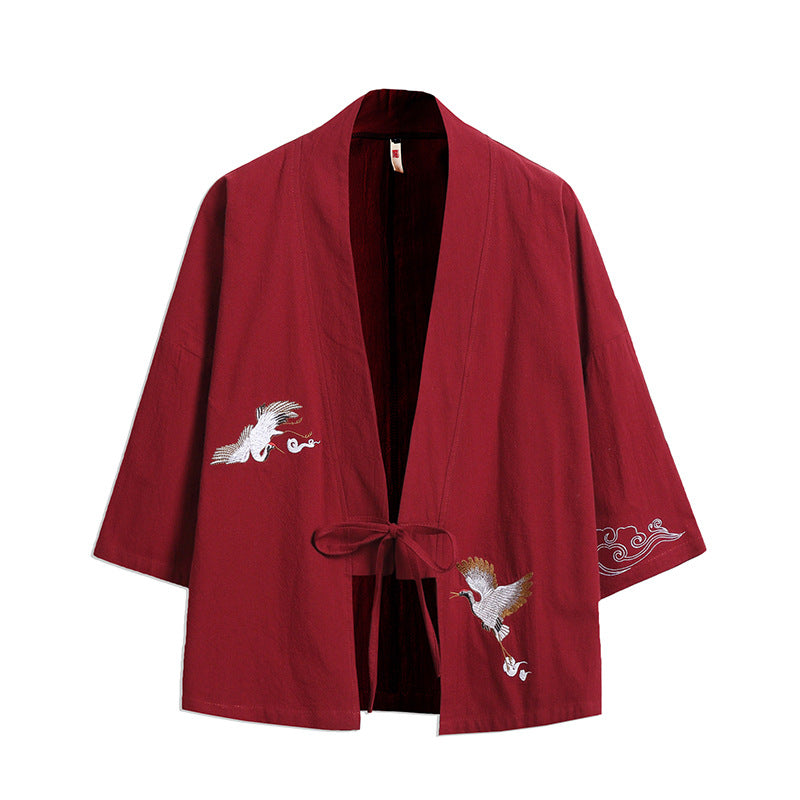 Short Cape 7 / 4 sleeve road Robe