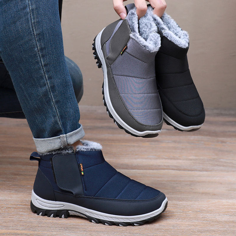 New Winter Slip-on Fleece-lined, Extra-thick Outdoor Snow Boots