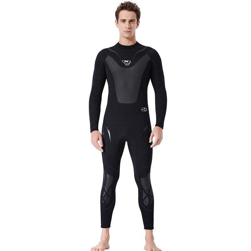 Long-sleeved windsurfing winter bathing suit