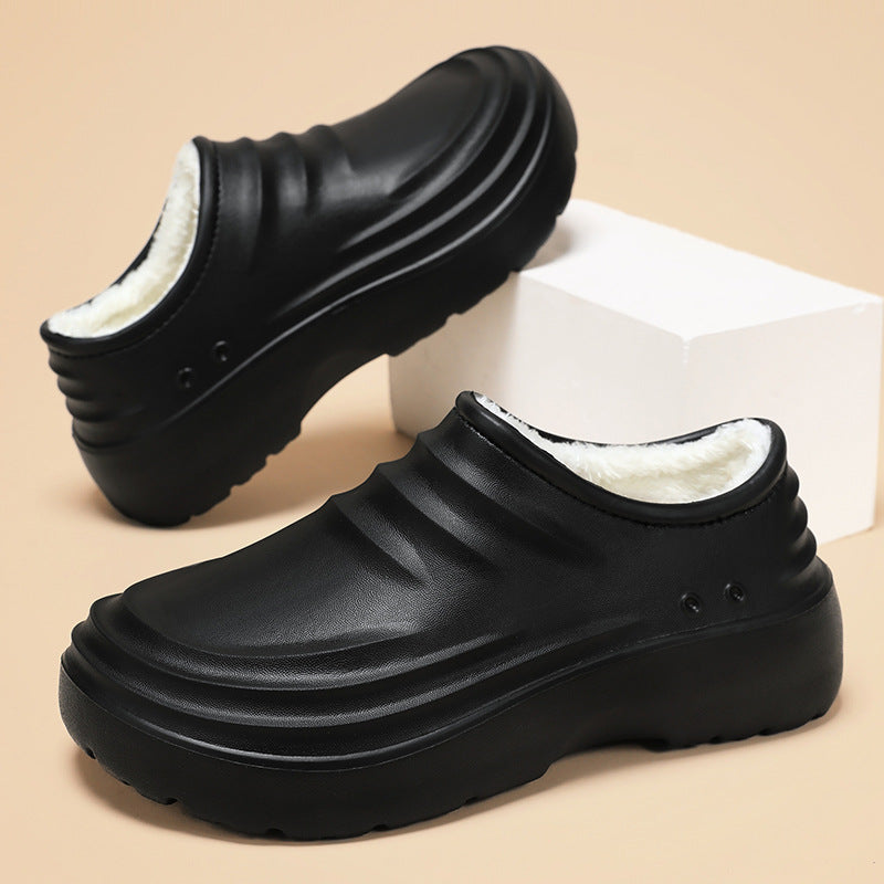 Insulated Chef Shoes Closed-toe Cotton Shoes For Men