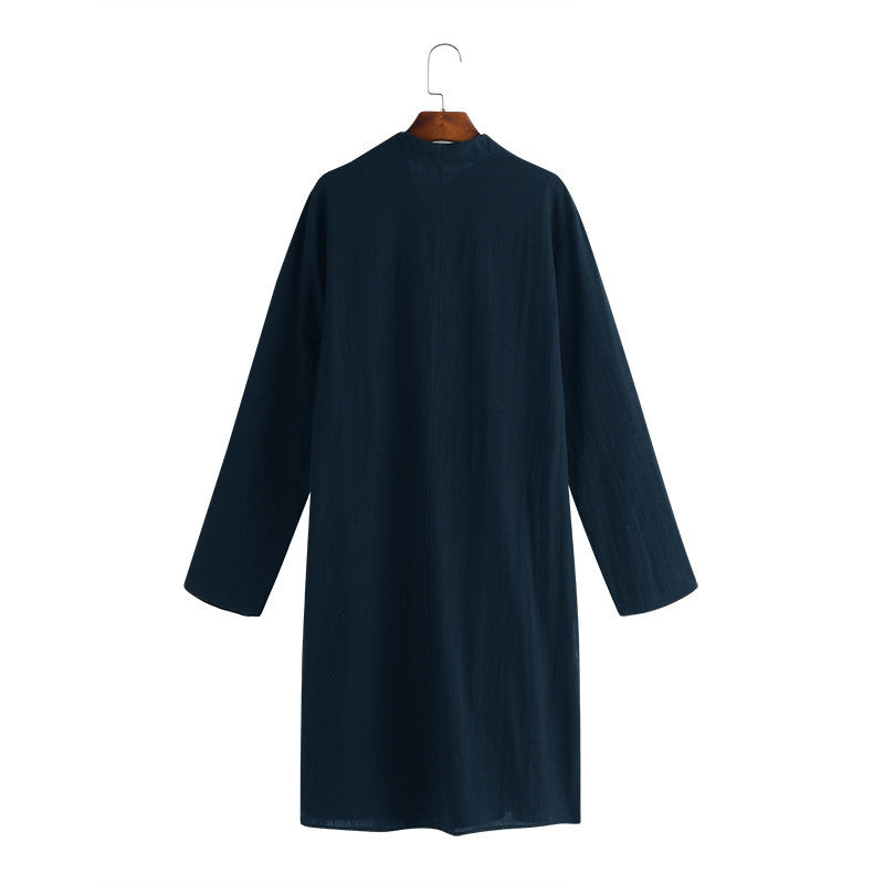 Arabic StyleFashion Simple Long Men's Shirt MuslimRobe