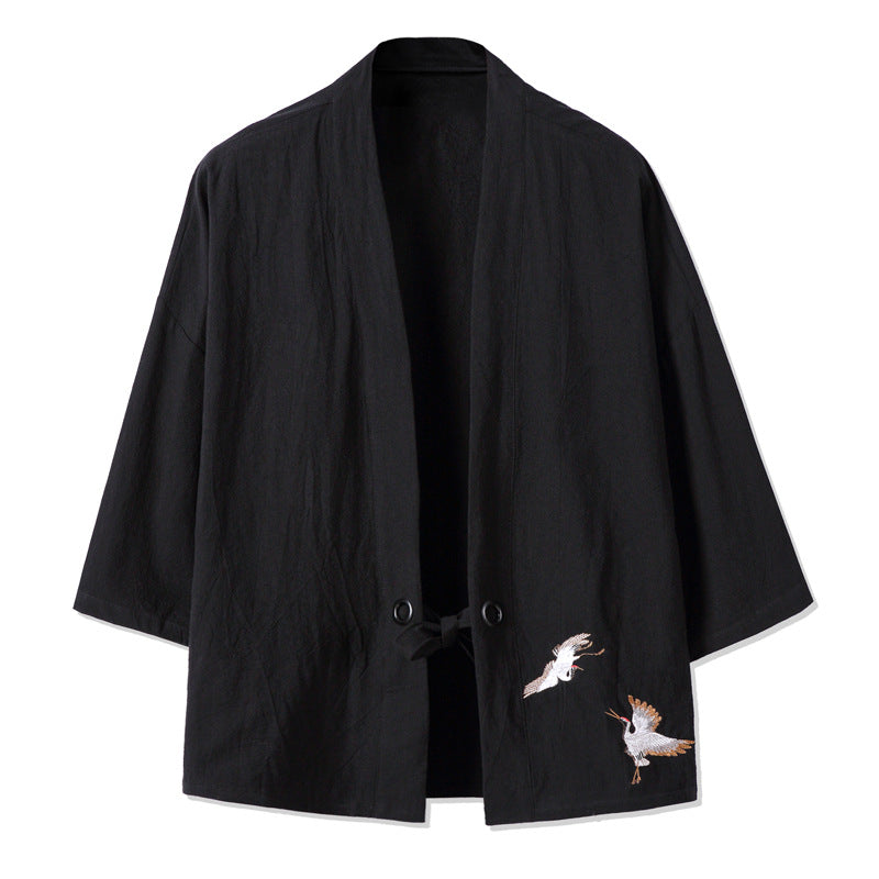 Short Cape 7 / 4 sleeve road Robe