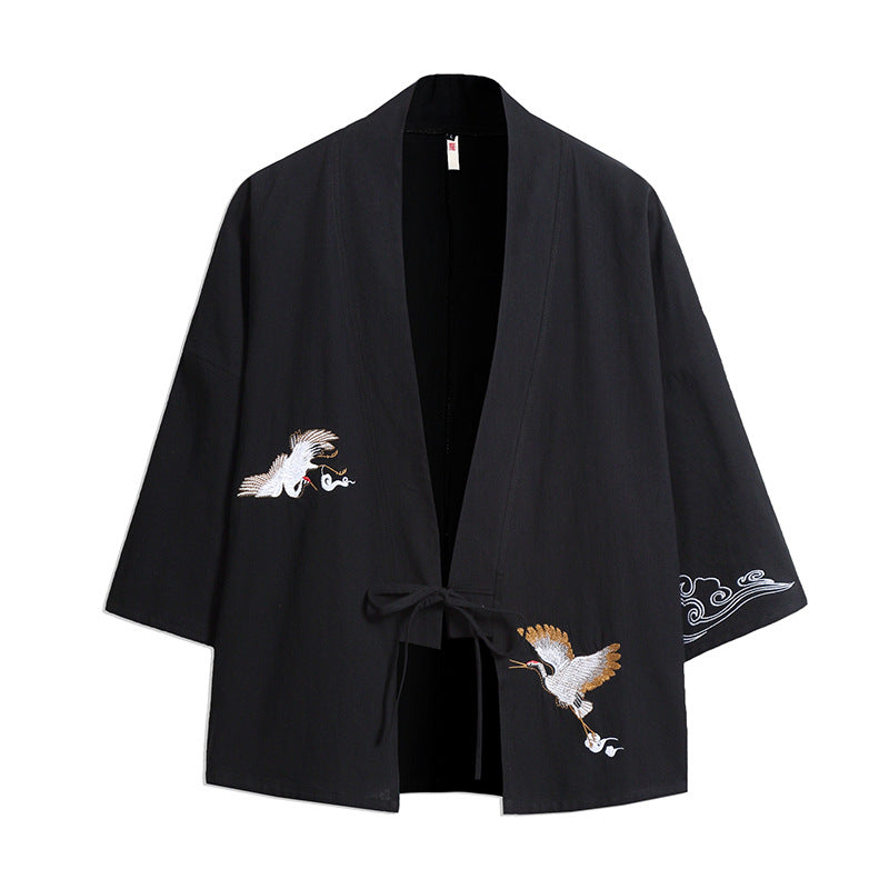 Short Cape 7 / 4 sleeve road Robe