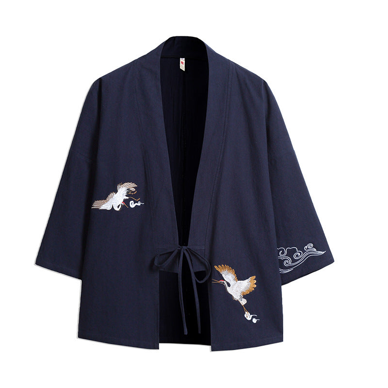Short Cape 7 / 4 sleeve road Robe