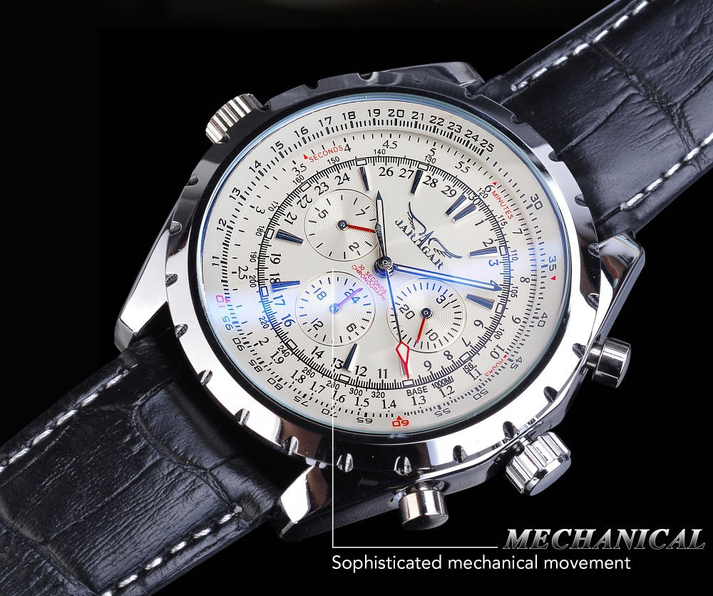 Mens Stylish Casual Multi-function Mechanical Watch