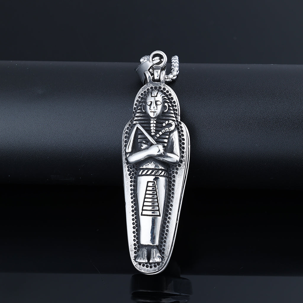 Vintage Titanium Steel Trendy Necklace In A Mummy Design