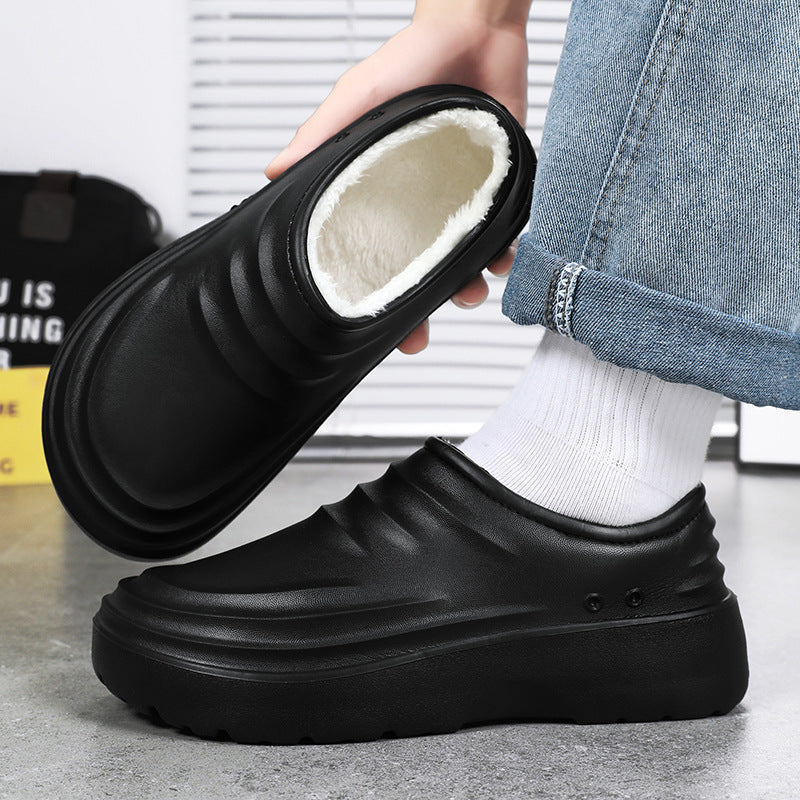 Insulated Chef Shoes Closed-toe Cotton Shoes For Men