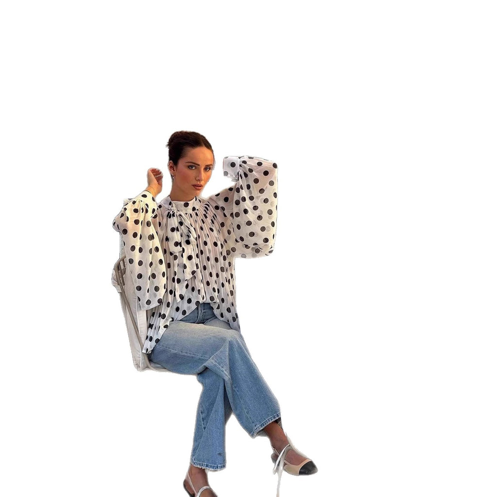 Stylish Minimalist And Relaxed Fit Long Sleeve Top For Women