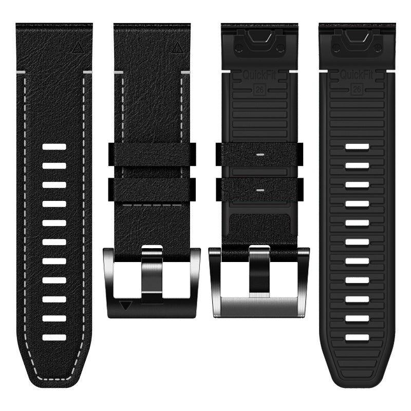 22 26mm Leather Watch Strap