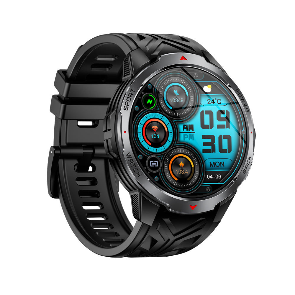 Smart Watch Bluetooth Calling Flashlight Heart Rate Blood Oxygen Pedometer Outdoor