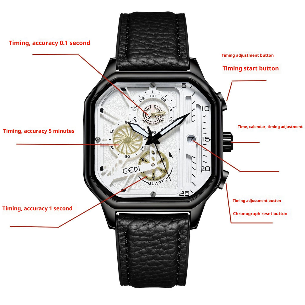 Men's Waterproof Quartz Watch Luminous