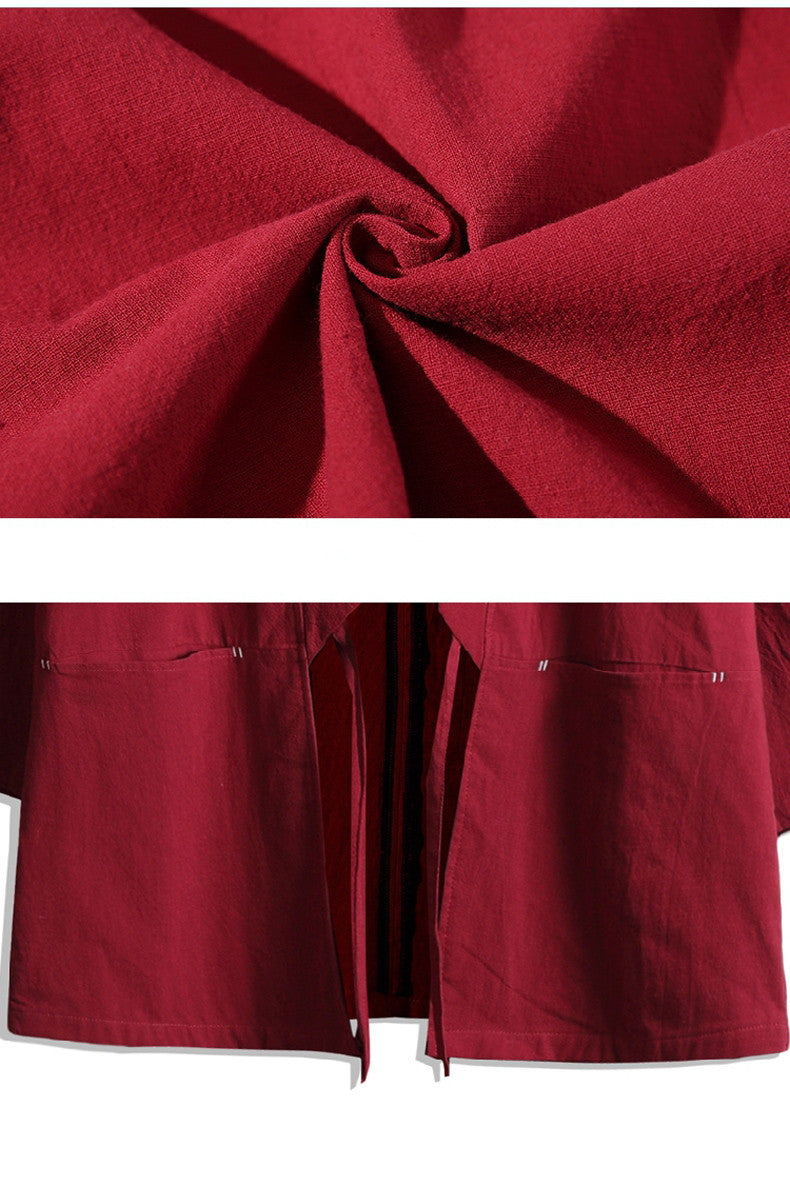 Short Cape 7 / 4 sleeve road Robe