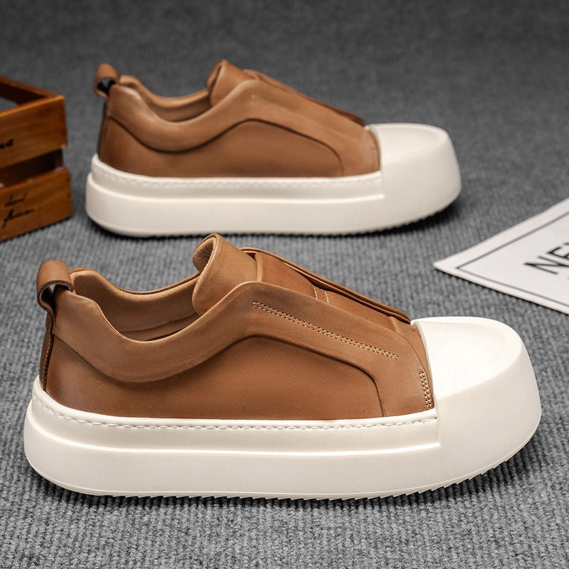 New Autumn Leather All-Match Trendy Casual Shoes For Men