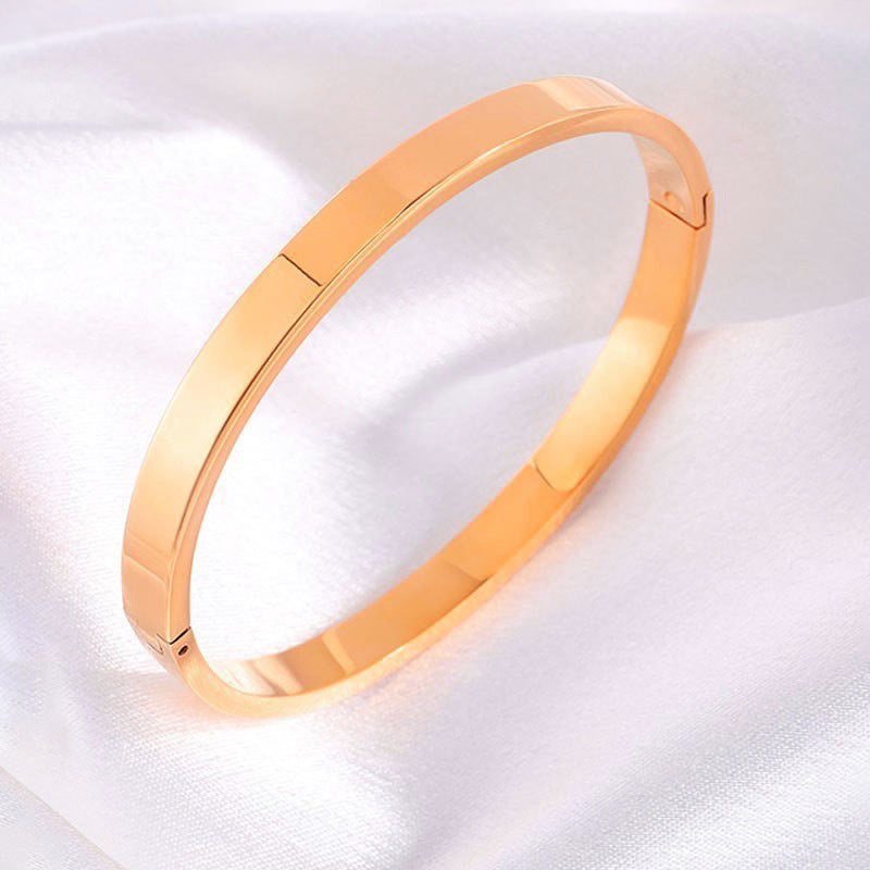 Stainless Steel DIY Engraved Name Trendy European And American-style Bracelet