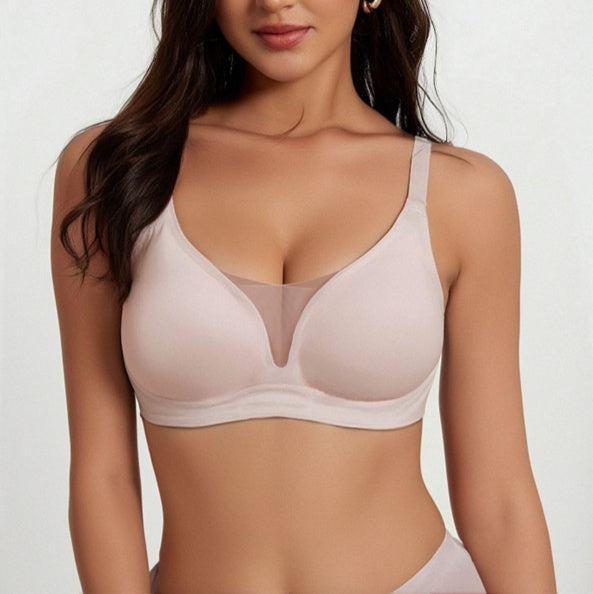 Seamless One-Piece Plus-Size Push-Up Bra For Women With A Beautiful Back