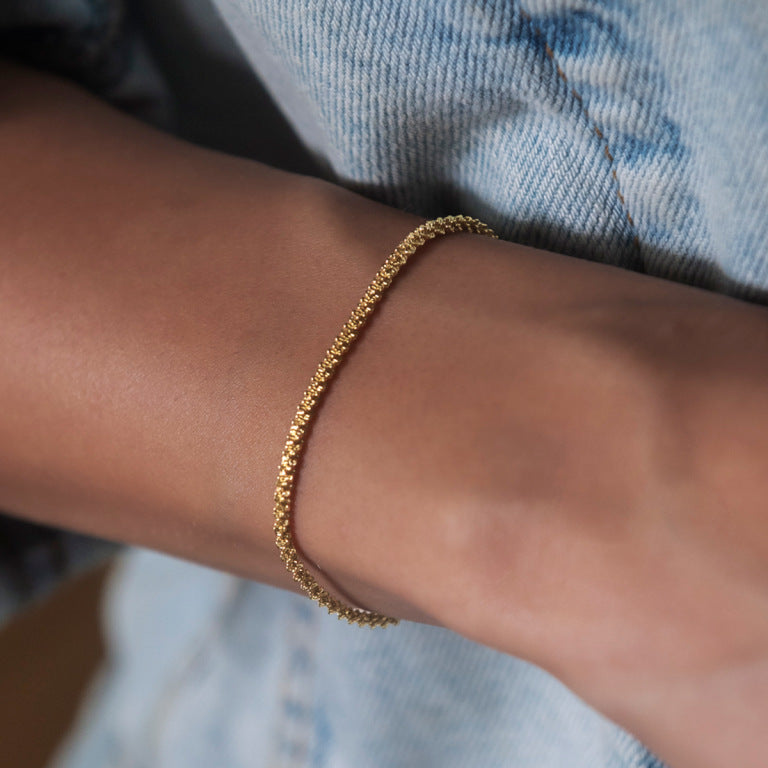 Summer New Gold Sparkling Bracelet Women