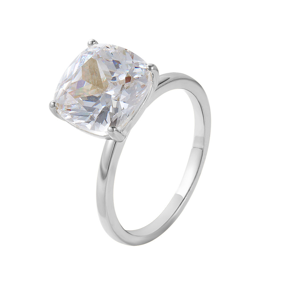 S925 Sterling Silver Ring Set Of Three Pieces For Women