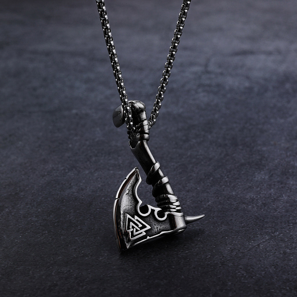 Versatile Trendy Axe-shaped Titanium Steel Pendant