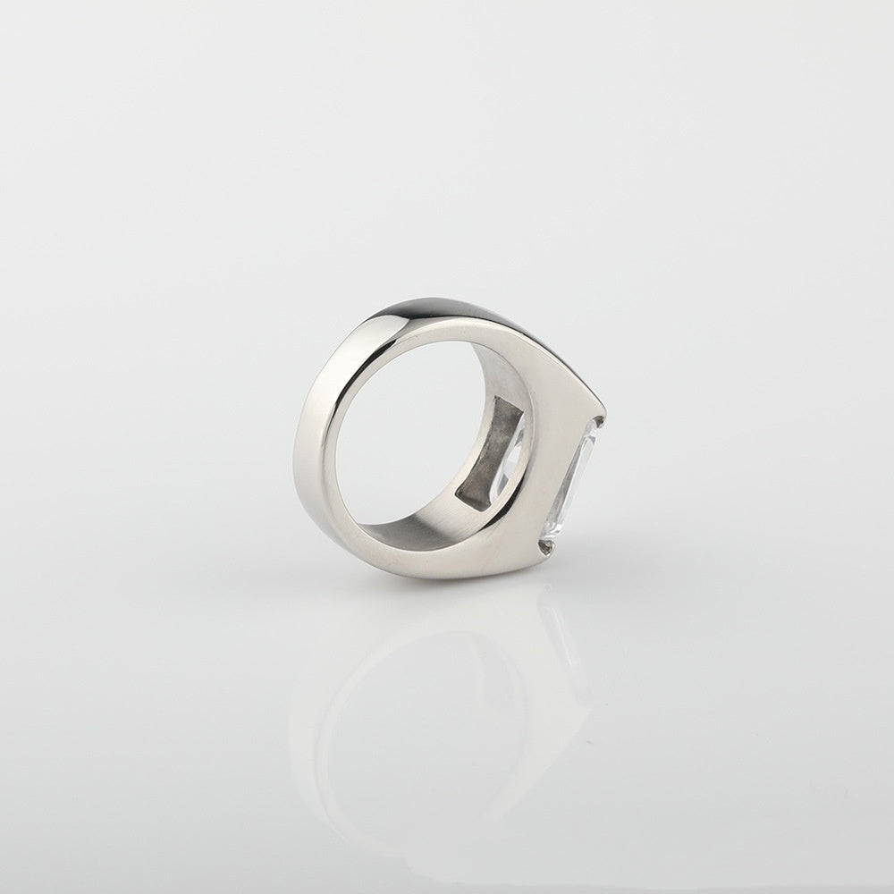 Stylish Womens Stainless Steel Ring