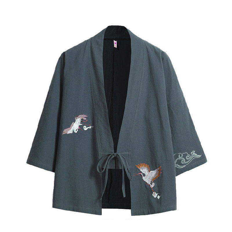 Short Cape 7 / 4 sleeve road Robe