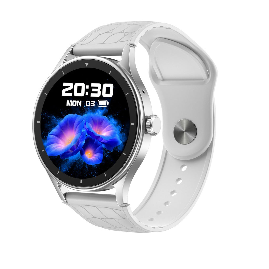 Stainless Steel Polished Dual-Strap Bluetooth Call Sports Watch