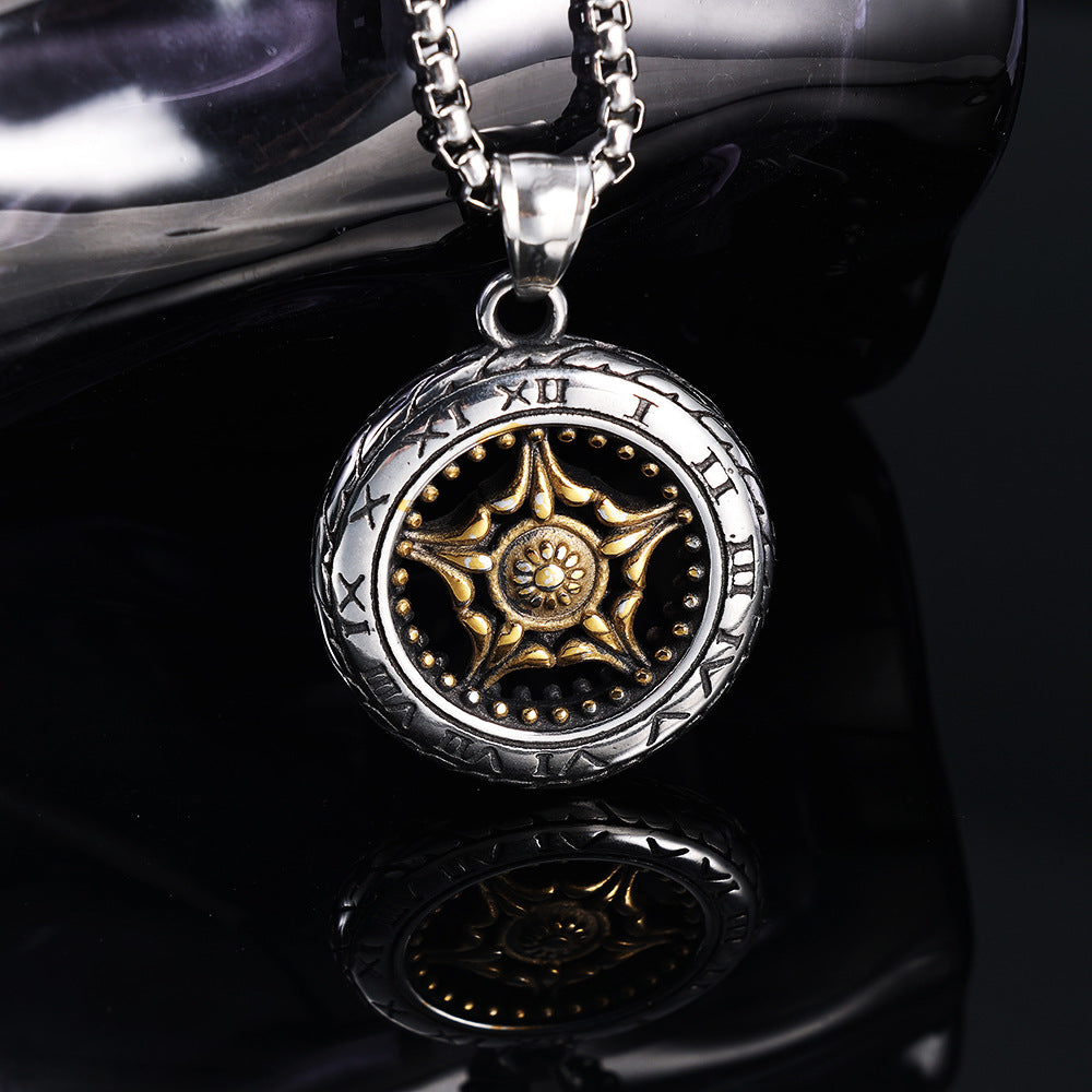 Fashionable Minimalist Retro Designed Alloy Pendant