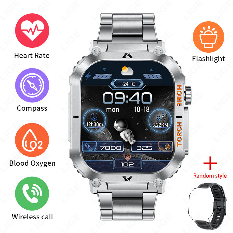 Blood Pressure Health Monitoring Smart Sports Watch