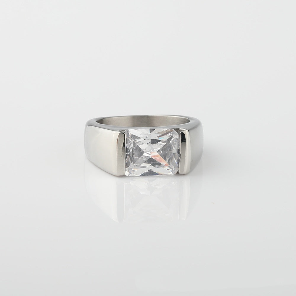 Stylish Womens Stainless Steel Ring