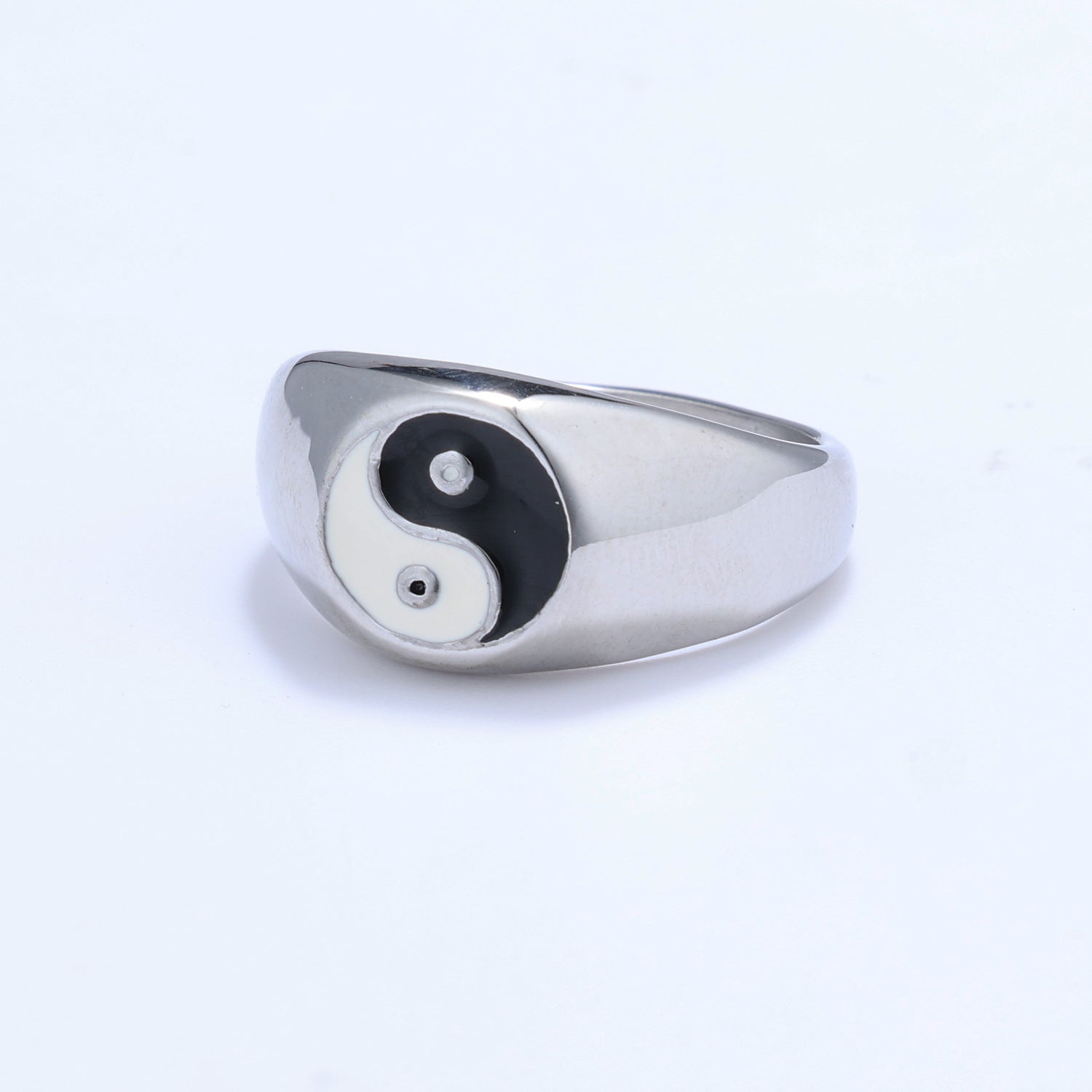 Casual Personalized Minimalist Tai Chi Culture Ring