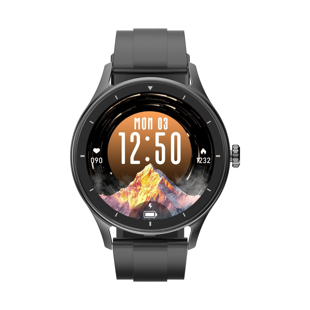 Stainless Steel Polished Dual-Strap Bluetooth Call Sports Watch