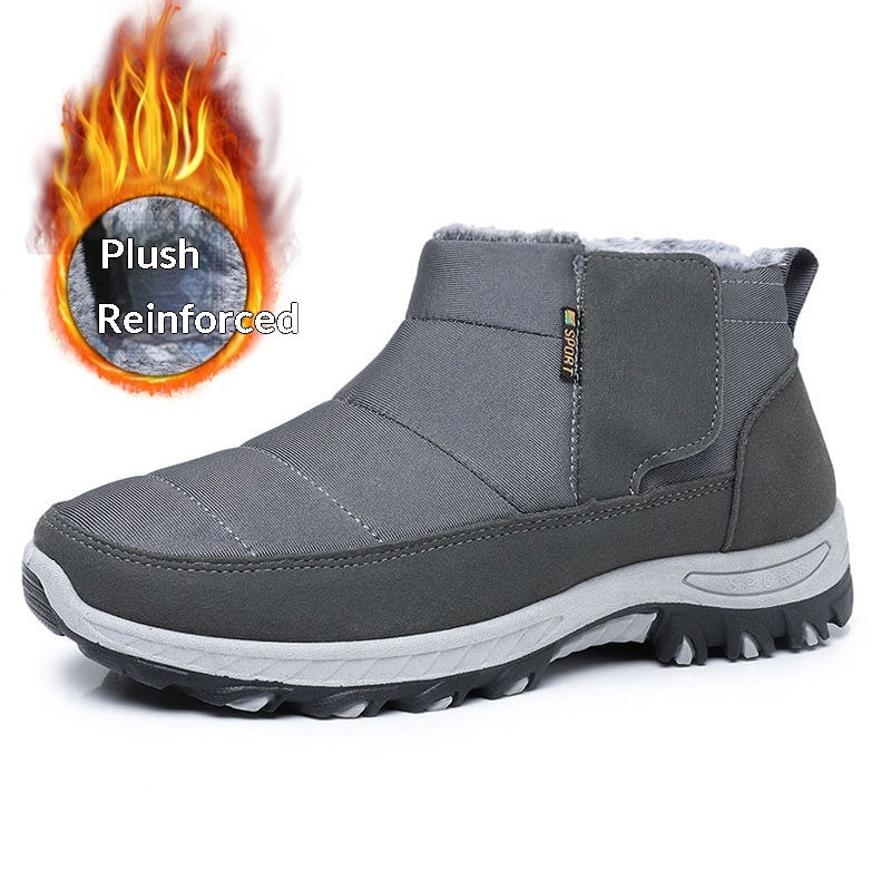 New Winter Slip-on Fleece-lined, Extra-thick Outdoor Snow Boots