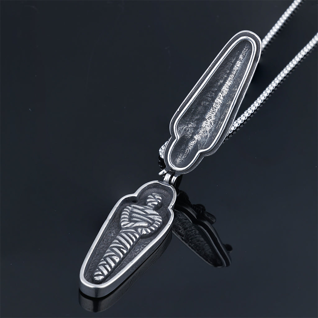 Vintage Titanium Steel Trendy Necklace In A Mummy Design