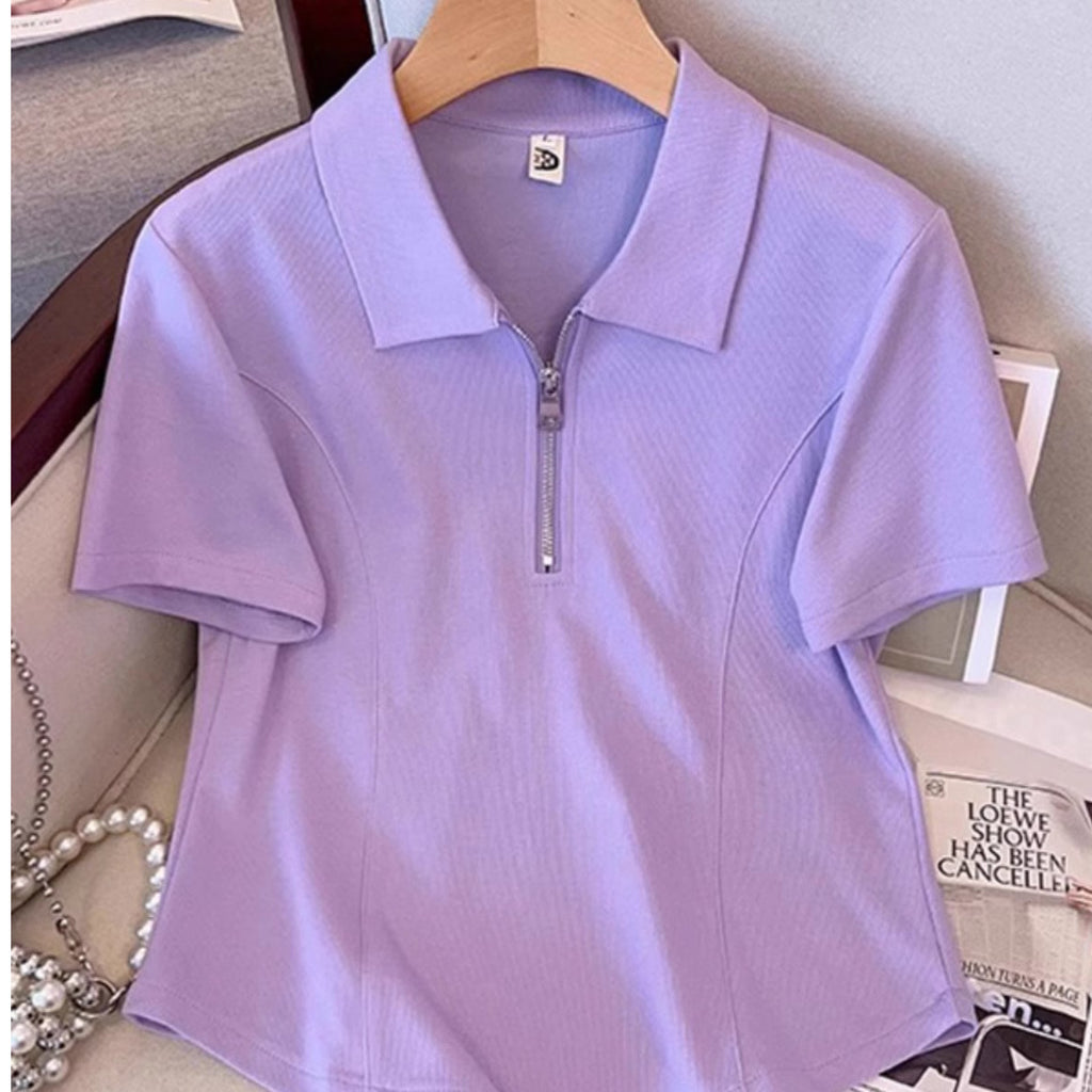 Womens Casual Fashionable Plus-size Short-sleeve Set
