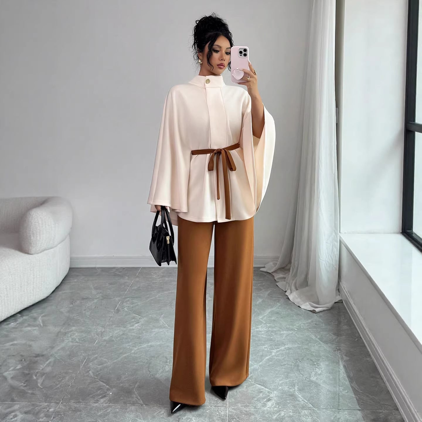 Stylish Minimalist And Relaxed Fit Womens Long Sleeve Set