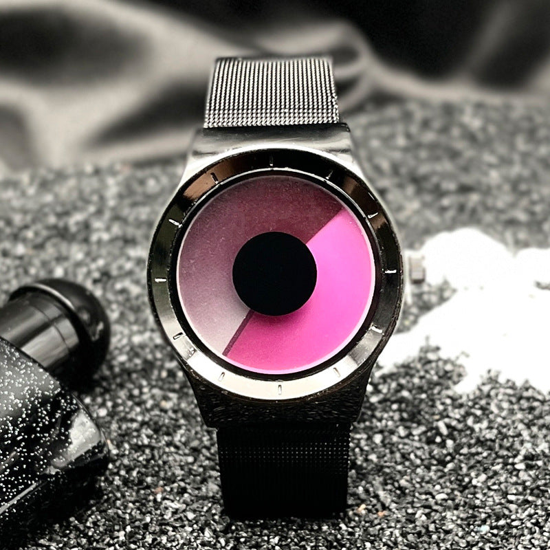 Unisex Quartz Casual Stainless Steel Sports Watch