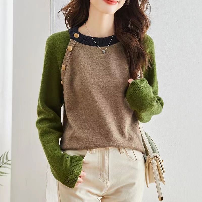 Womens Sweater With A Relaxed Designer-inspired Knit Top