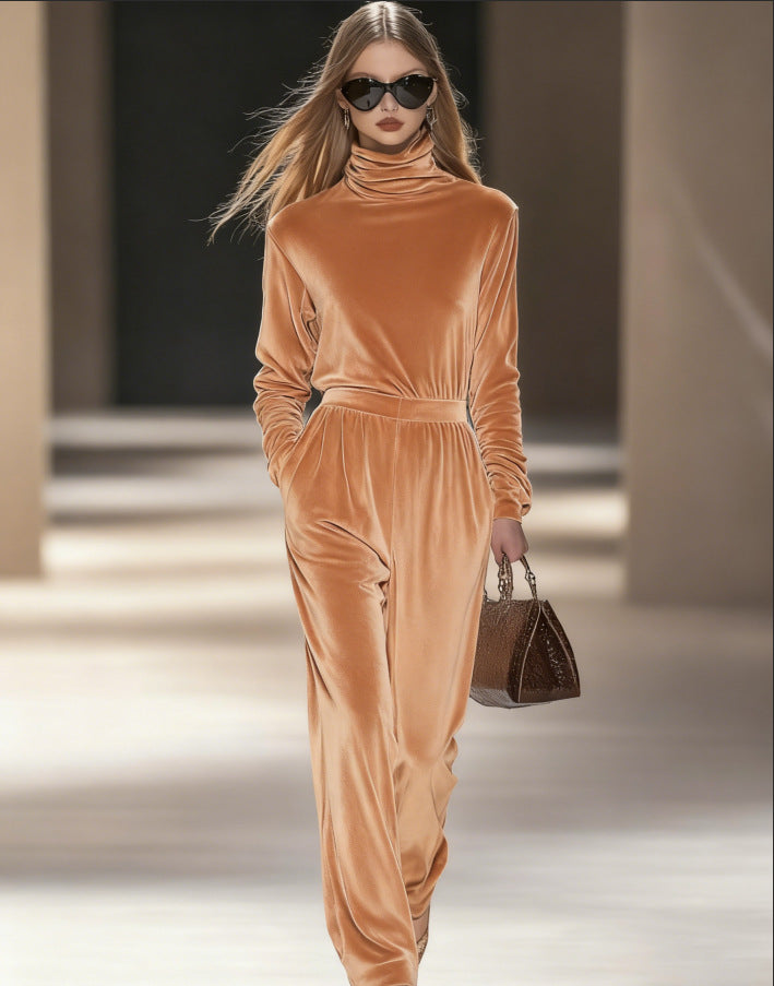 Stylish Minimalist And Relaxed Fit Womens Long Sleeve Set