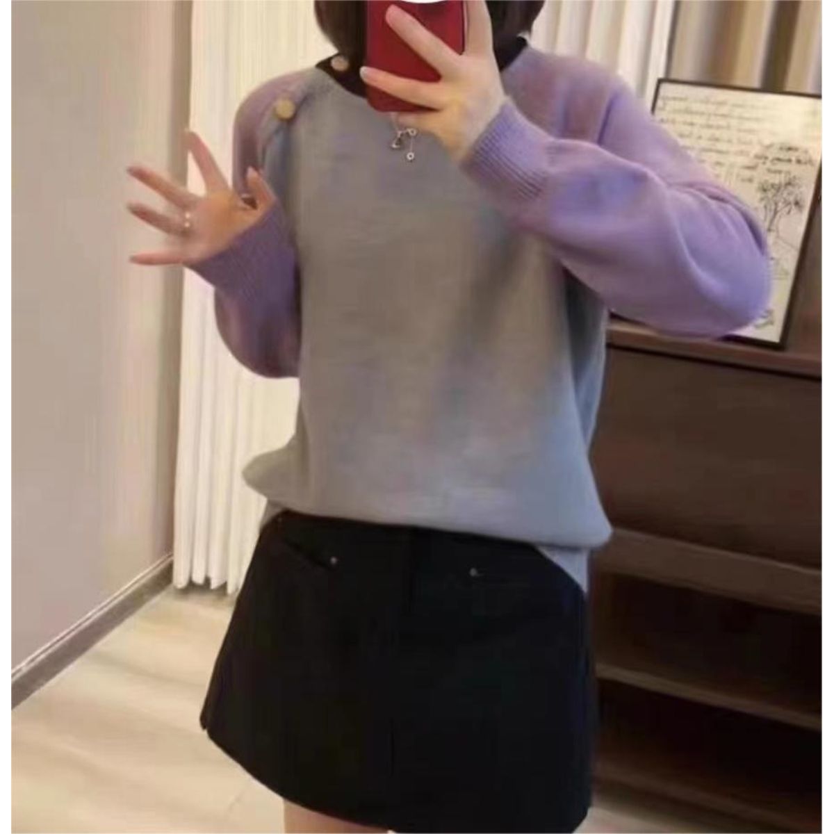 Womens Sweater With A Relaxed Designer-inspired Knit Top