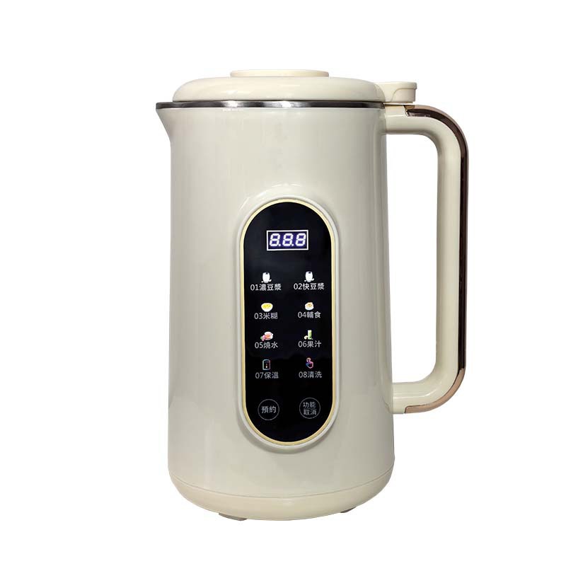 110V Stainless Steel Inner Liner Soymilk Maker Household Touch Screen Automatic Wall Breaker