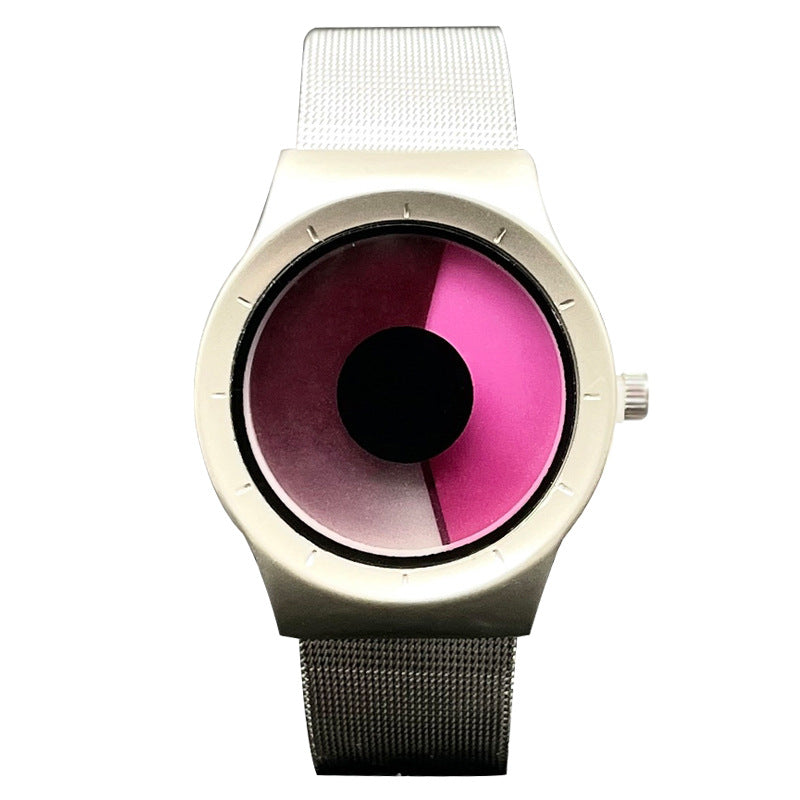Unisex Quartz Casual Stainless Steel Sports Watch