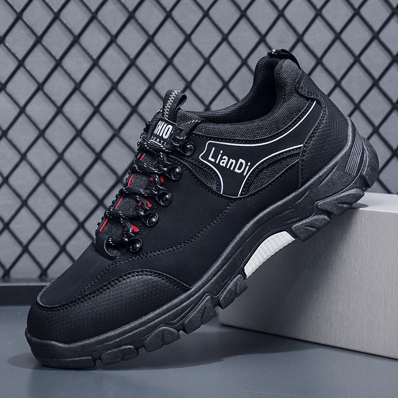 Mens Thick-Soled Outdoor Hiking Shoes