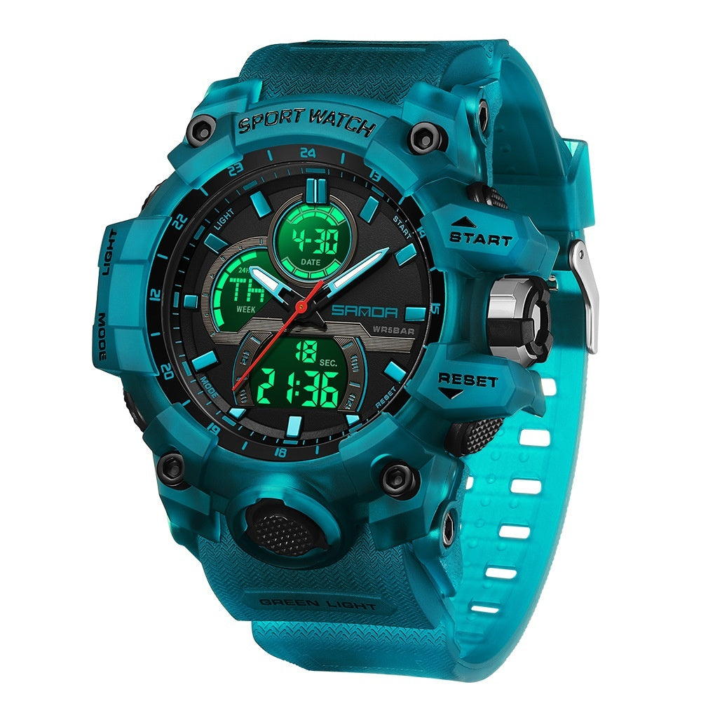 Dried Shrimp Cool Personality Student Fashion Sports Waterproof Electronic Watch