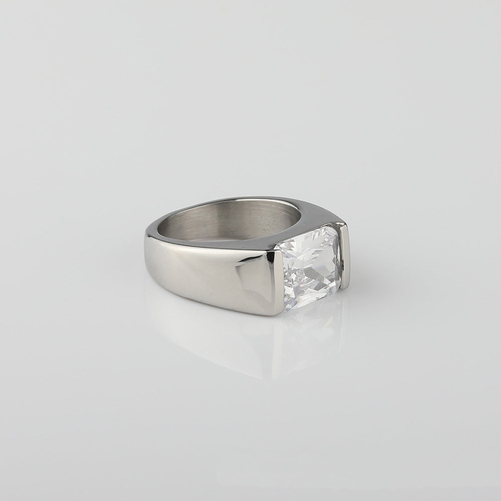 Stylish Womens Stainless Steel Ring